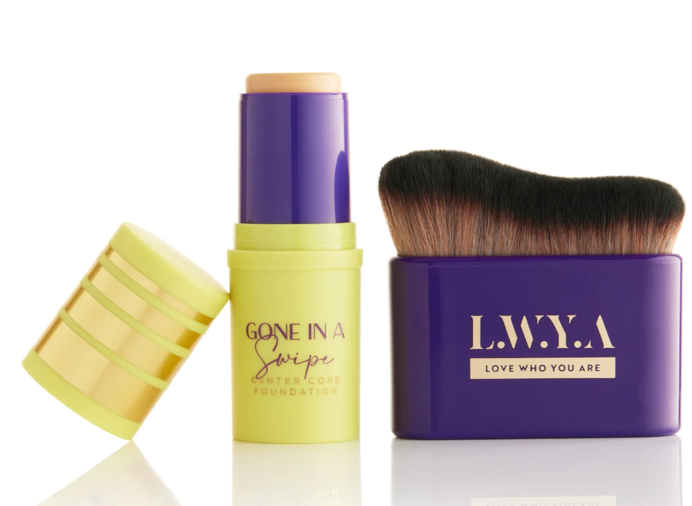 LWYA by Kim Gravel Gone in a Swipe Foundation + Brush Duo