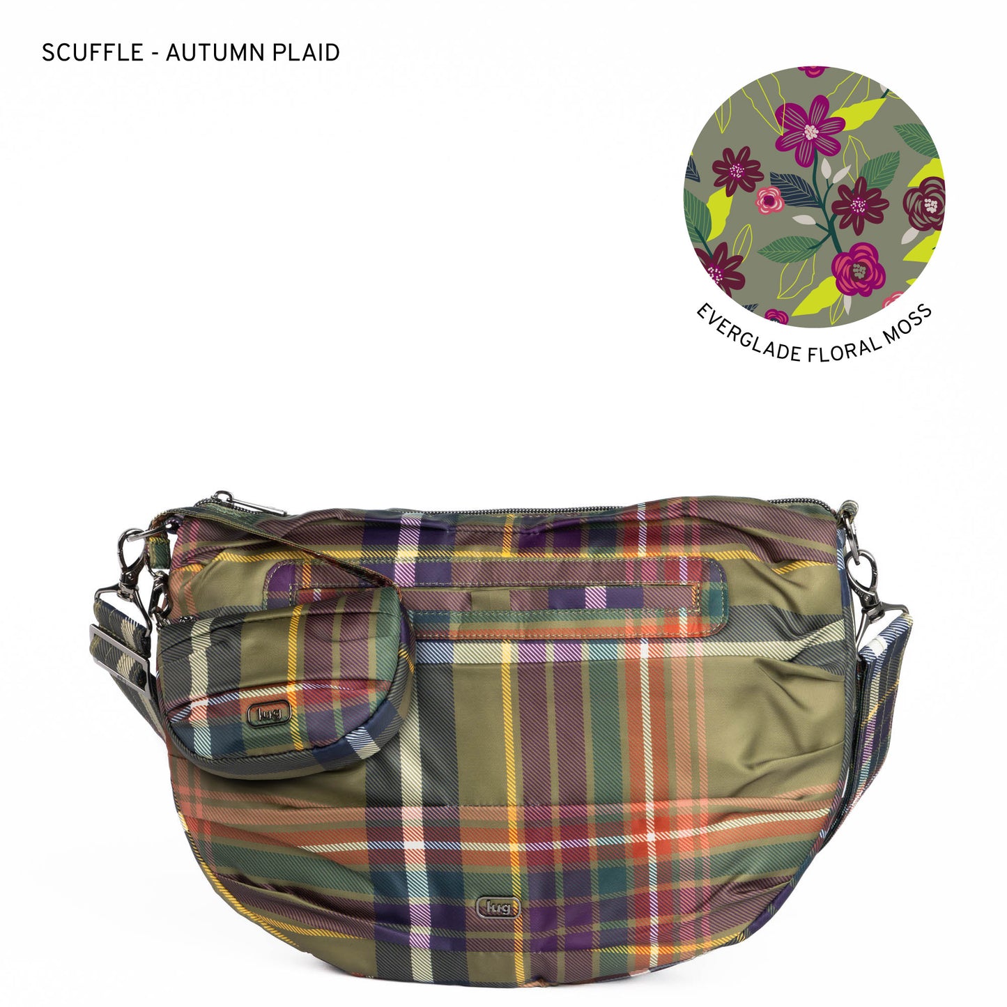 Scuffle Pleated Crossbody Bag with Disco Pouch *Final Sale*