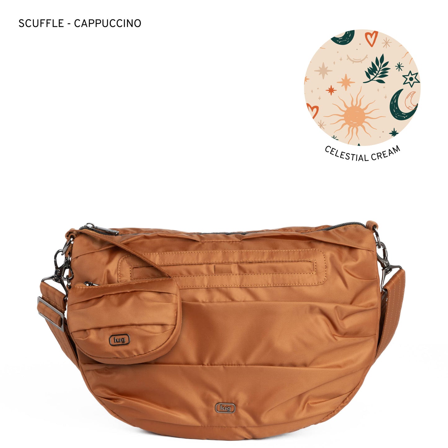 Scuffle Pleated Crossbody Bag with Disco Pouch *Final Sale*