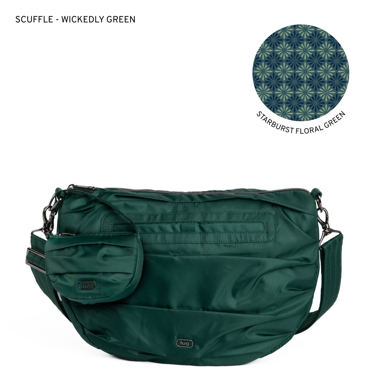 Scuffle Pleated Crossbody Bag with Disco Pouch *Final Sale*