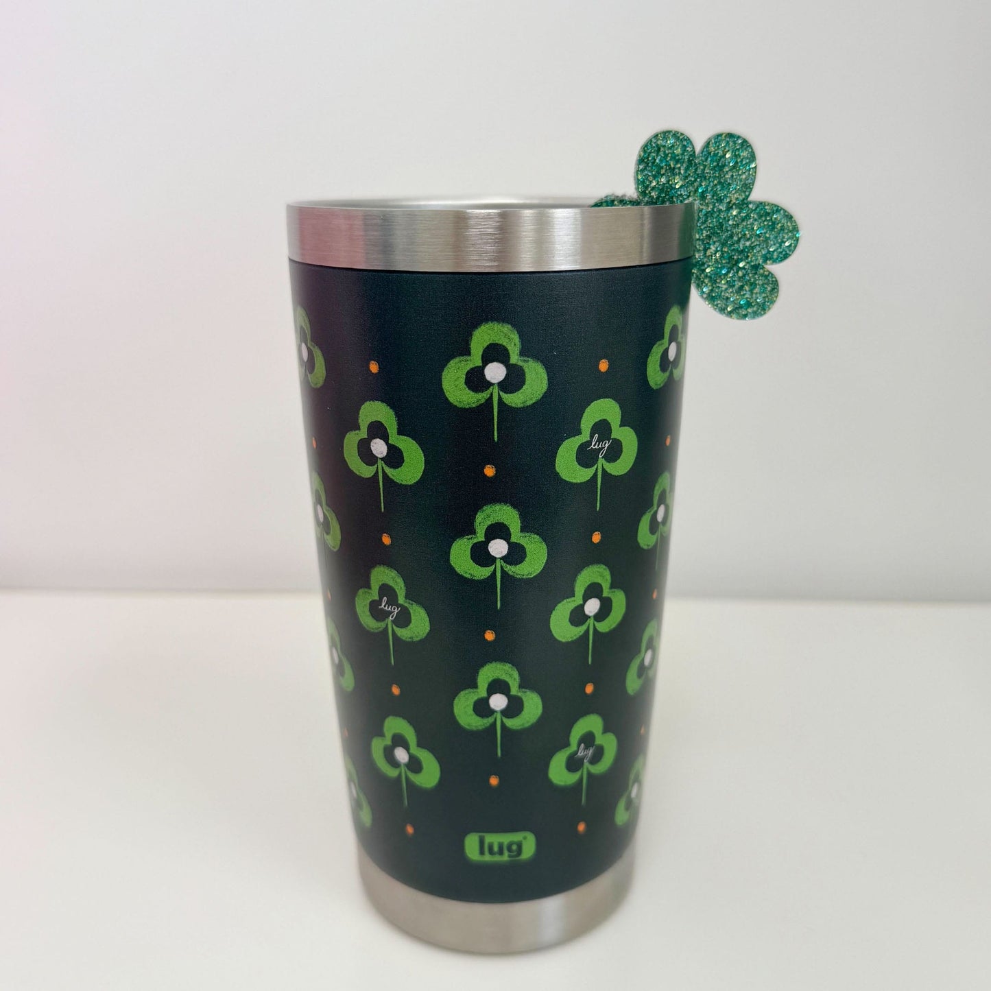 Shamrock Drink Topper 2pc Set