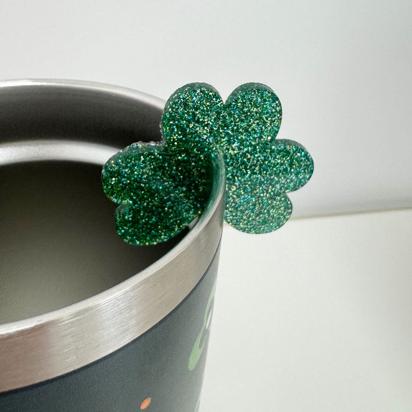 Shamrock Drink Topper 2pc Set