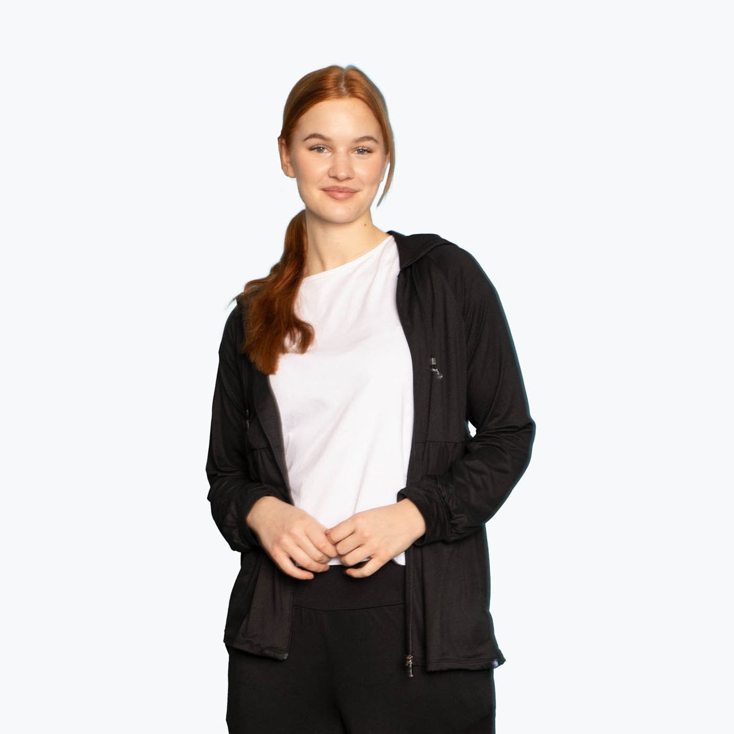 Shimmy Brushed Jersey Zip Up *Final Sale*