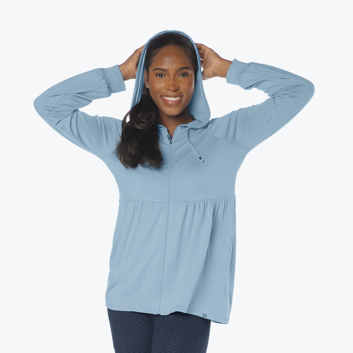 Shimmy Brushed Jersey Zip Up *Final Sale*