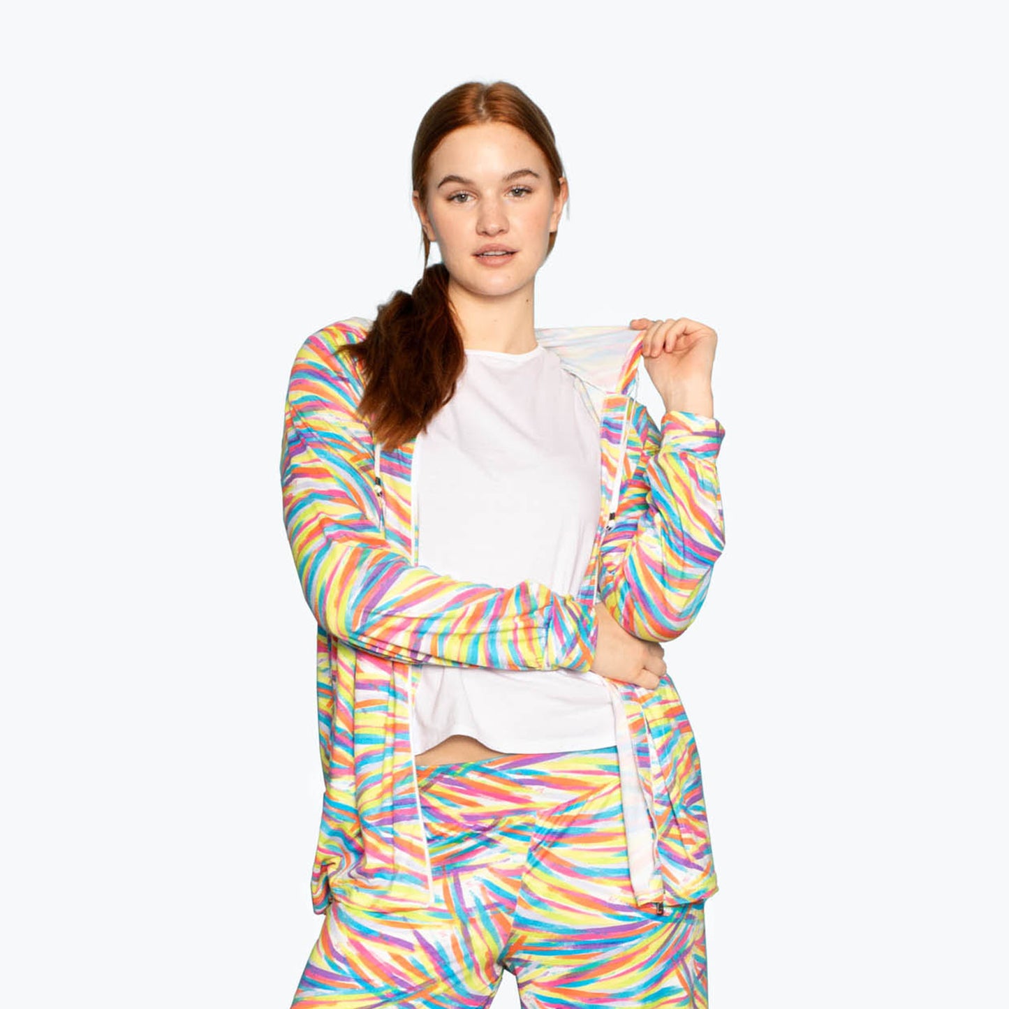 Shimmy Brushed Jersey Zip Up *Final Sale*