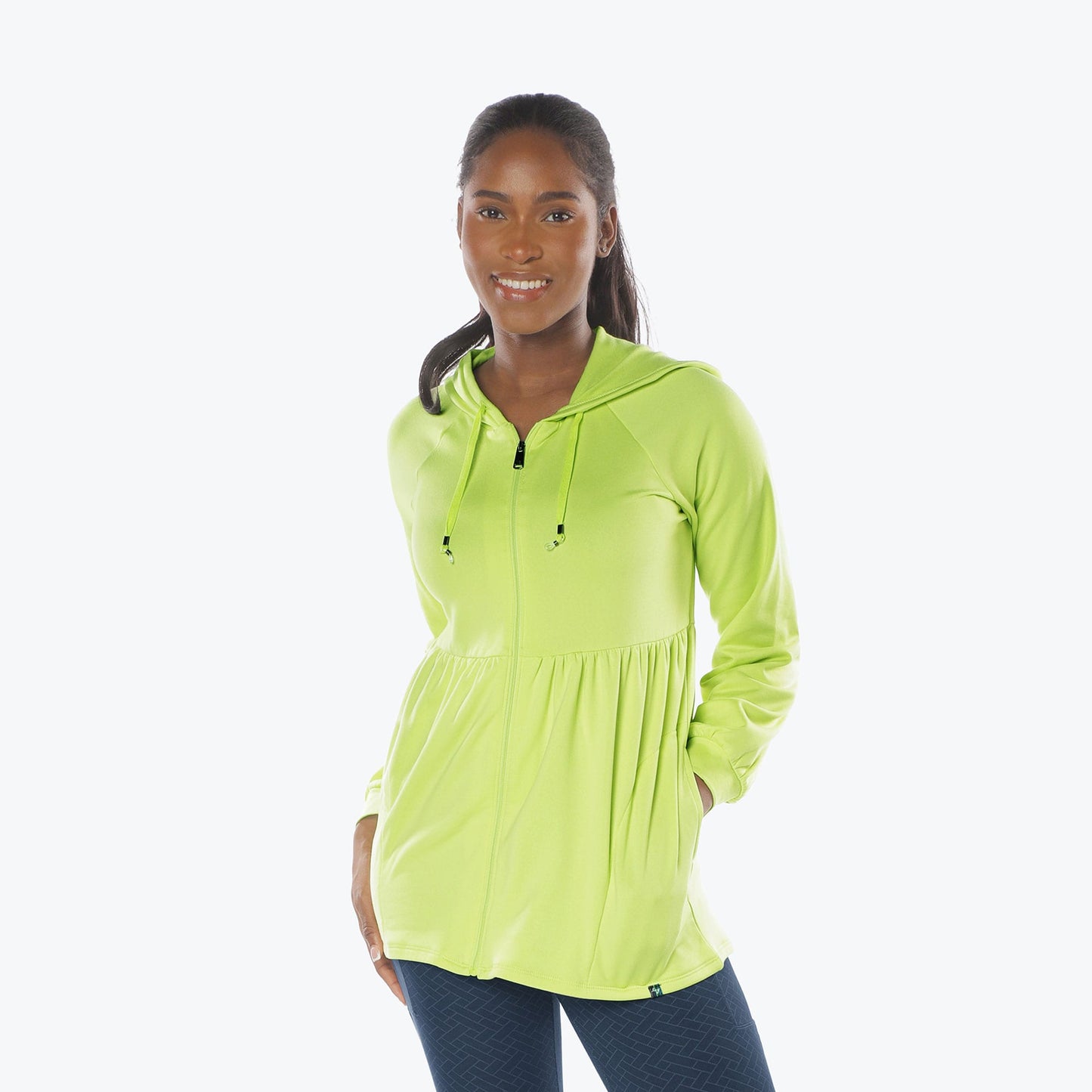 Shimmy Brushed Jersey Zip Up *Final Sale*