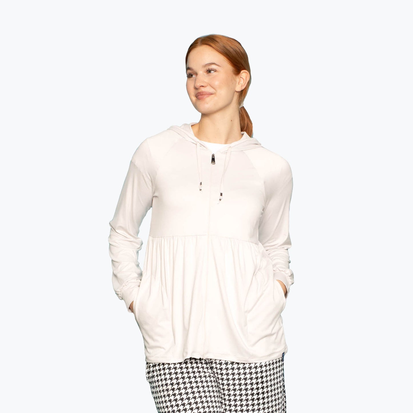Shimmy Brushed Jersey Zip Up *Final Sale*