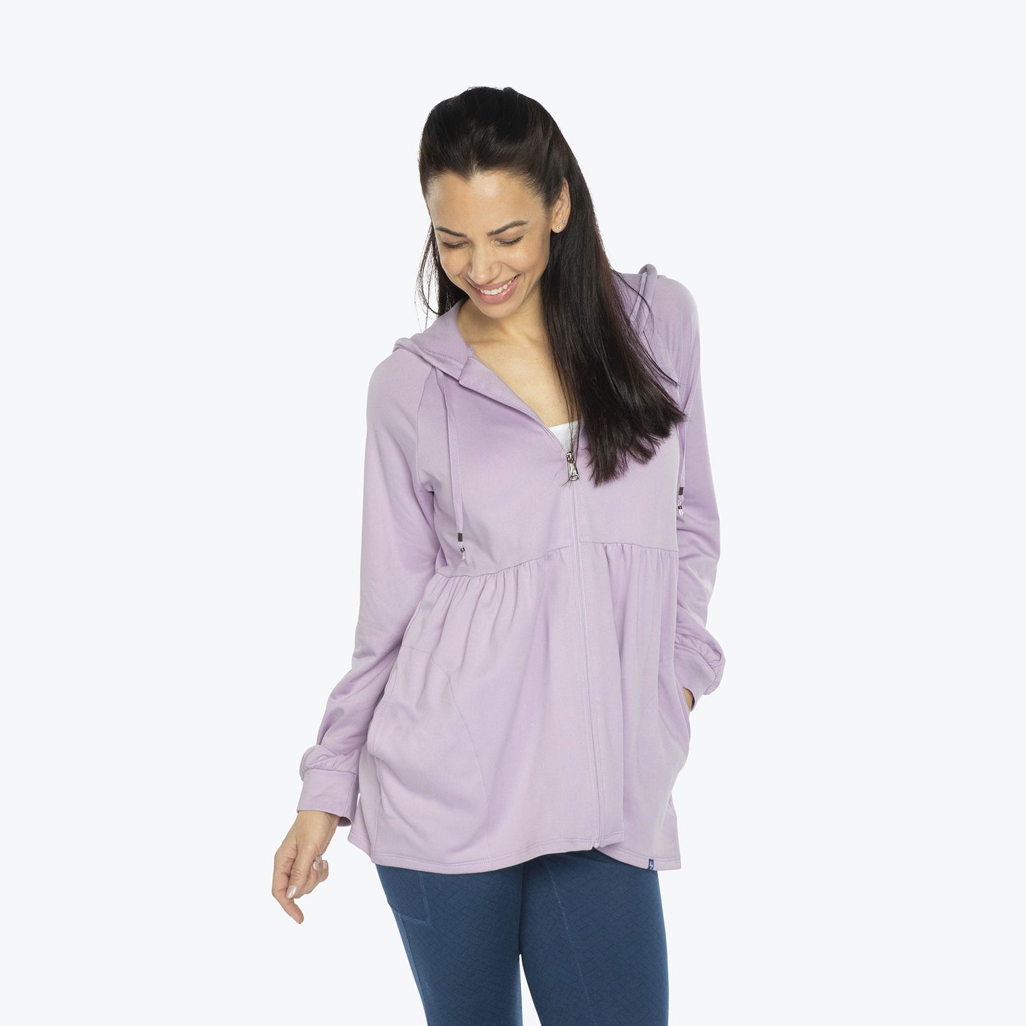 Shimmy Brushed Jersey Zip Up *Final Sale*