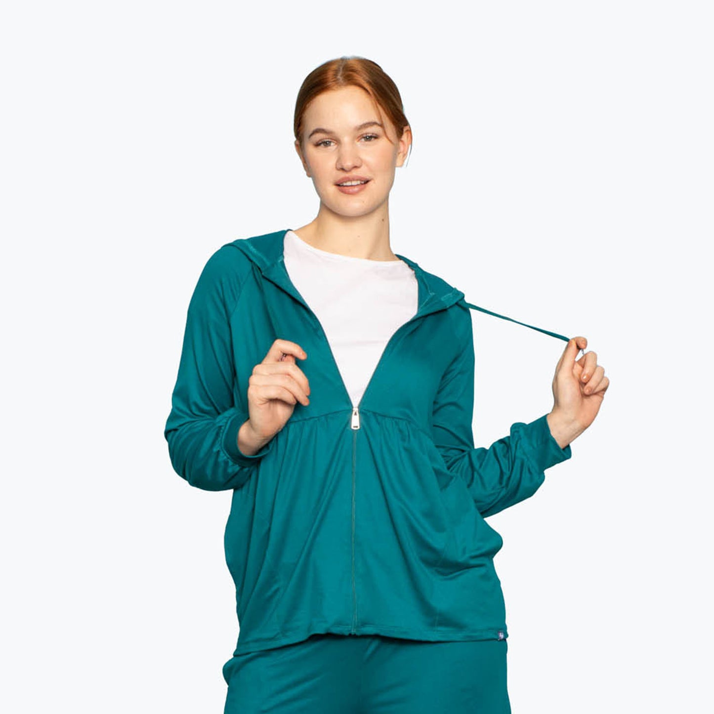 Shimmy Brushed Jersey Zip Up *Final Sale*