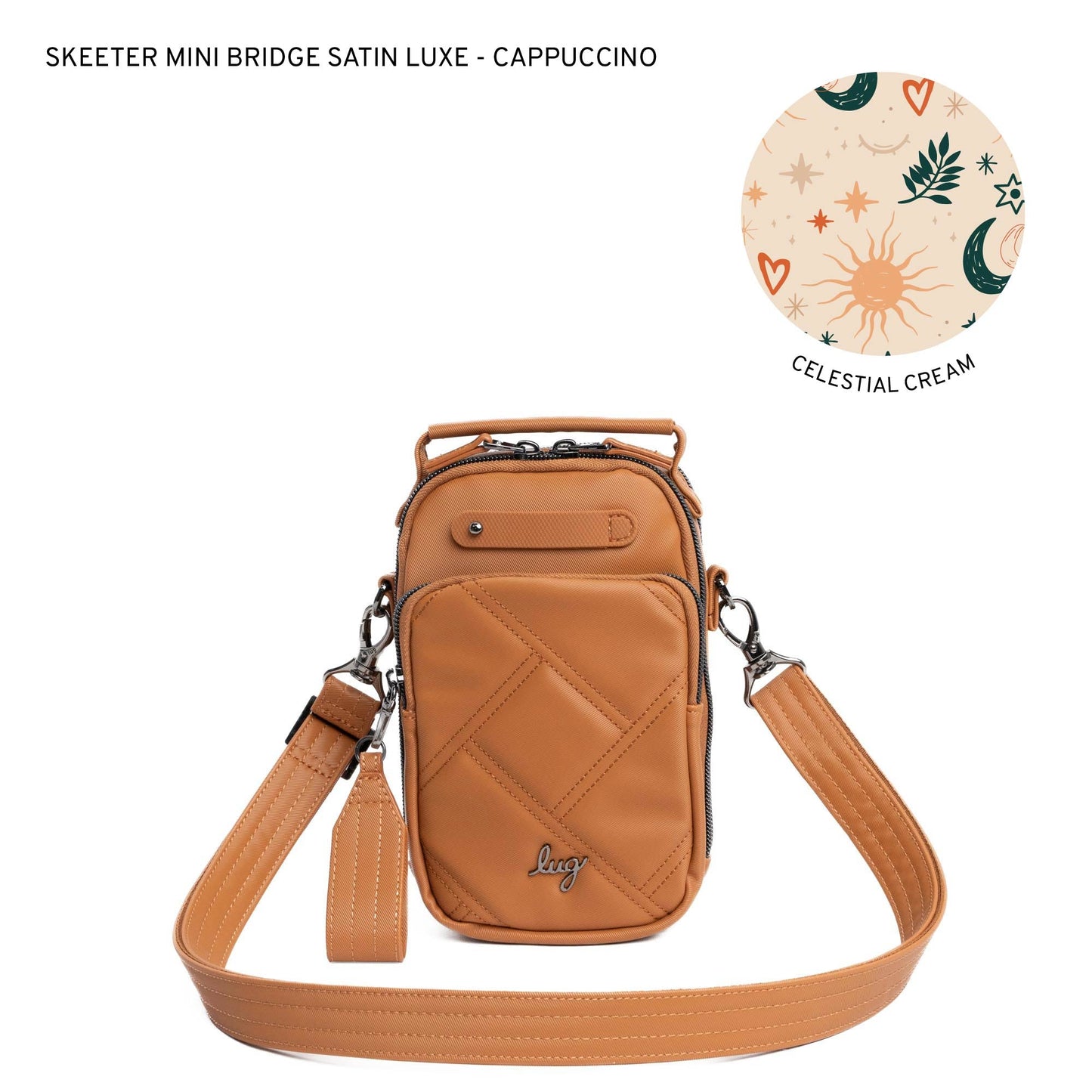Skeeter Mini Bridge Satin Luxe VL Convertible Crossbody Bag
