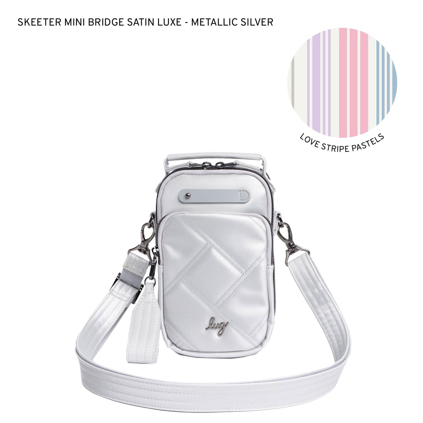 Skeeter Mini Bridge Satin Luxe VL Crossbody Gift Bundle