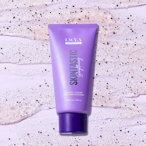 LWYA by Kim Gravel  Skintastic Brightening Konjac + Lychee Polishing Cleanser