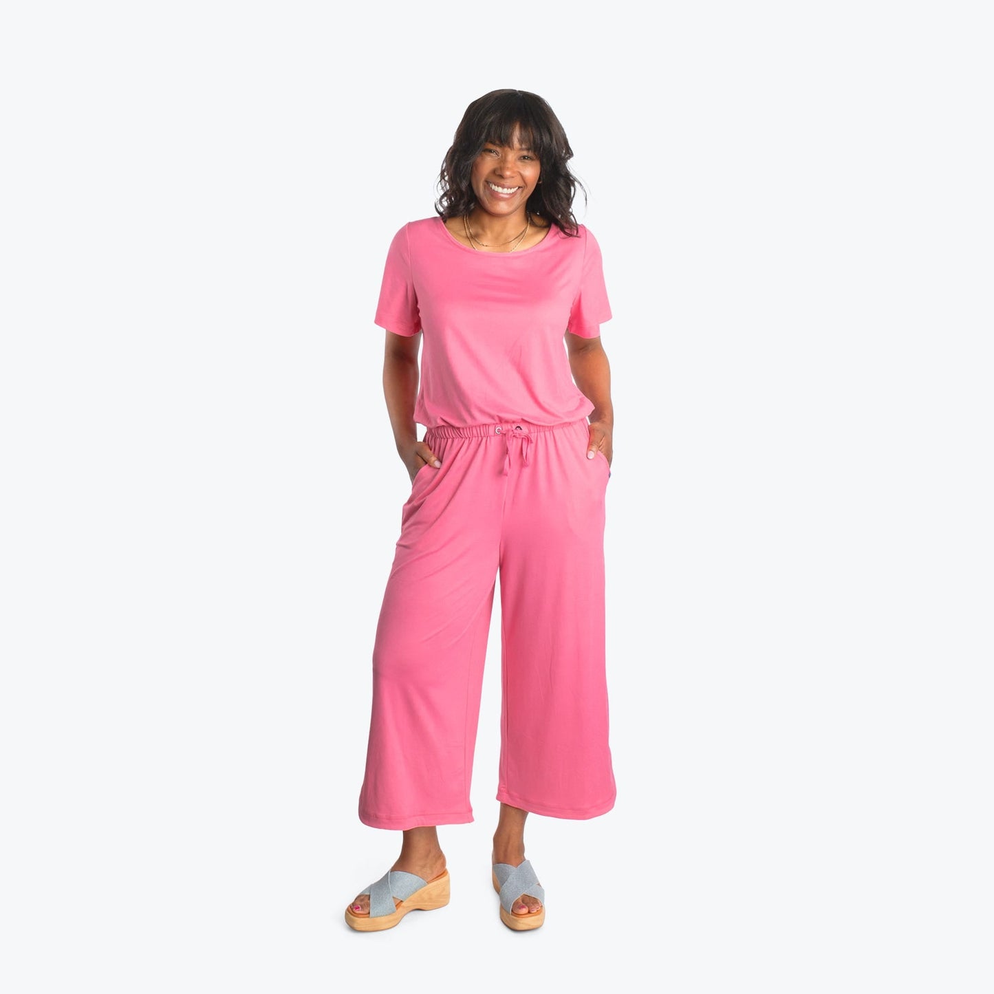 Trotter Brushed Jersey Jumpsuit *Final Sale*