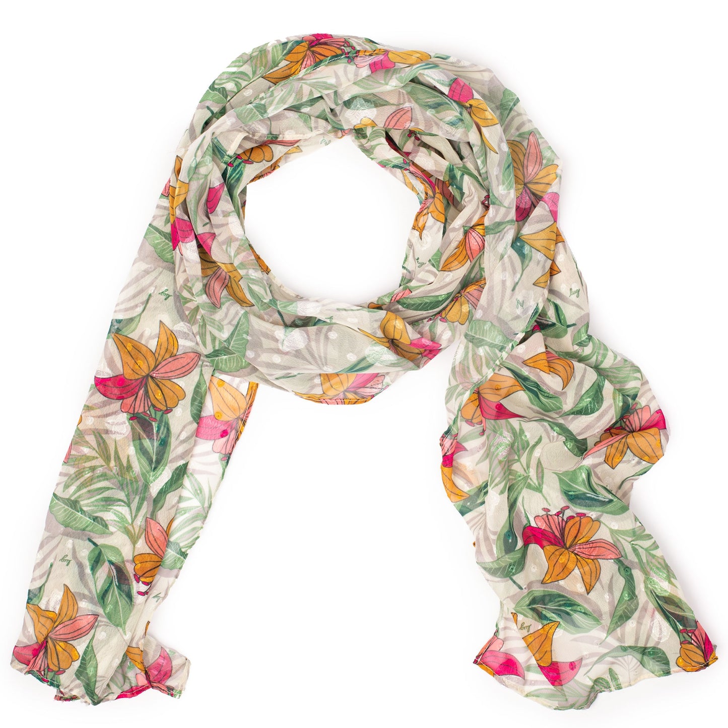 Twist Lightweight Printed Shawl *Final Sale*