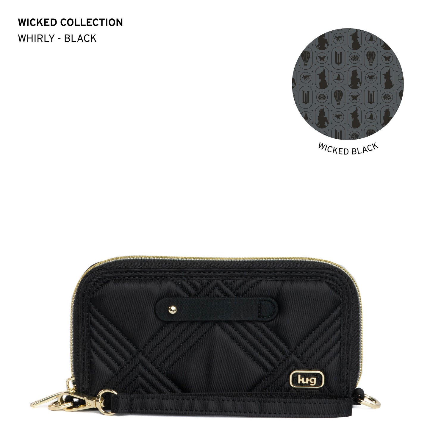 Wicked x Lug Whirly RFID Wristlet Wallet