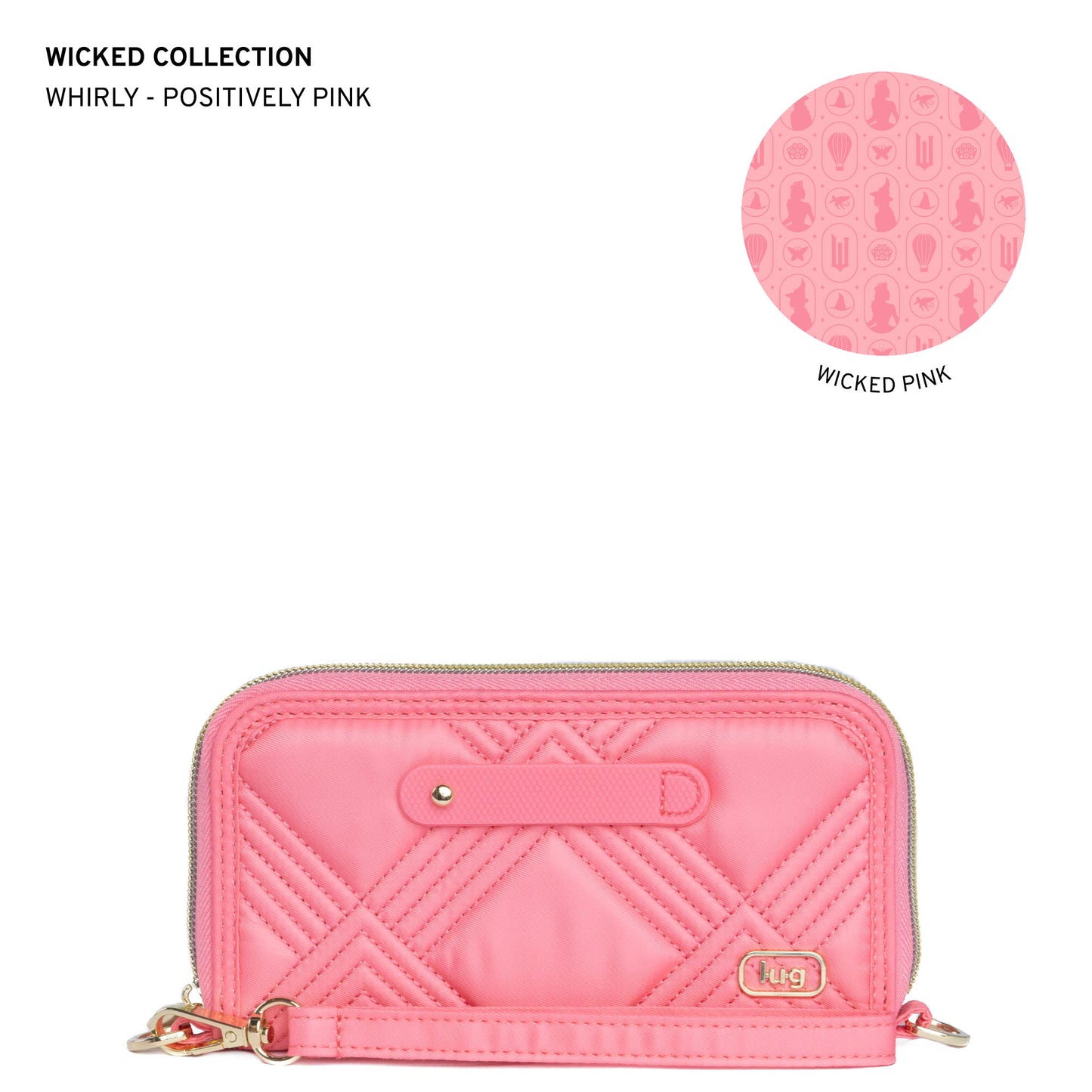Wicked x Lug Whirly RFID Wristlet Wallet