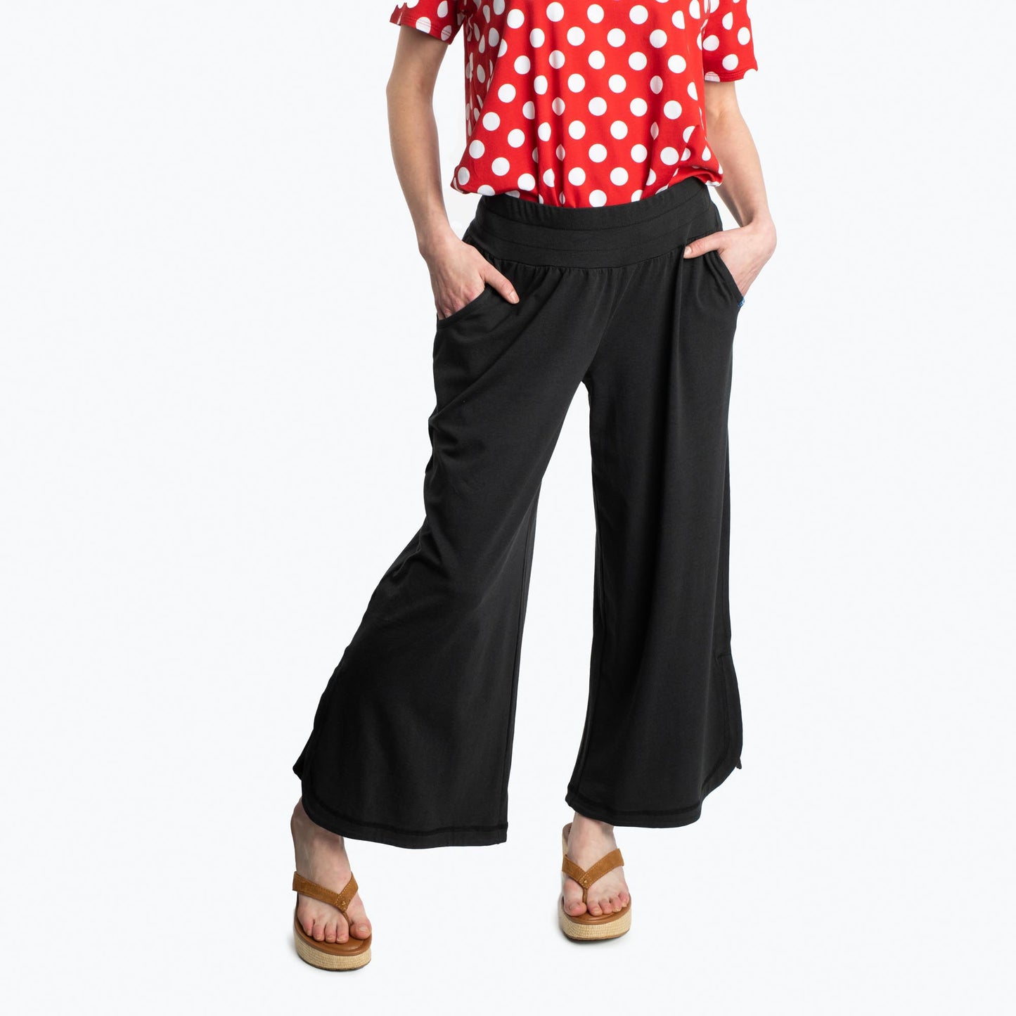 Wiffle Cotton Jersey Cropped Pant *Final Sale**