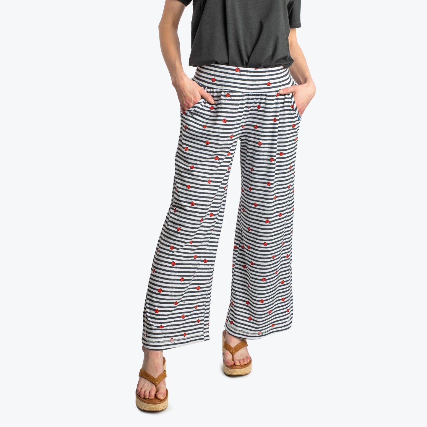Wiffle Cotton Jersey Cropped Pant *Final Sale**