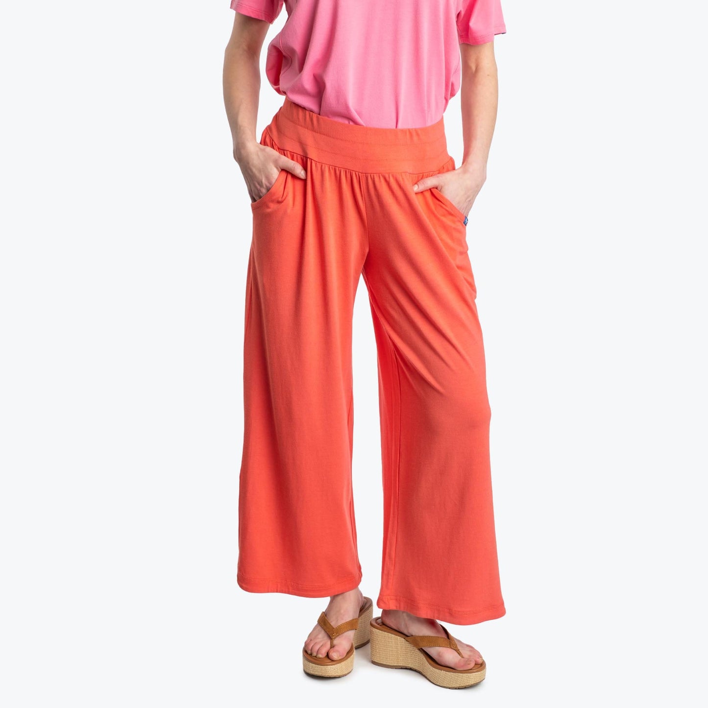 Wiffle Cotton Jersey Cropped Pant *Final Sale**