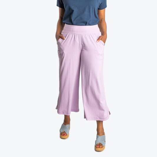 Wiffle Cotton Jersey Cropped Pant *Final Sale**
