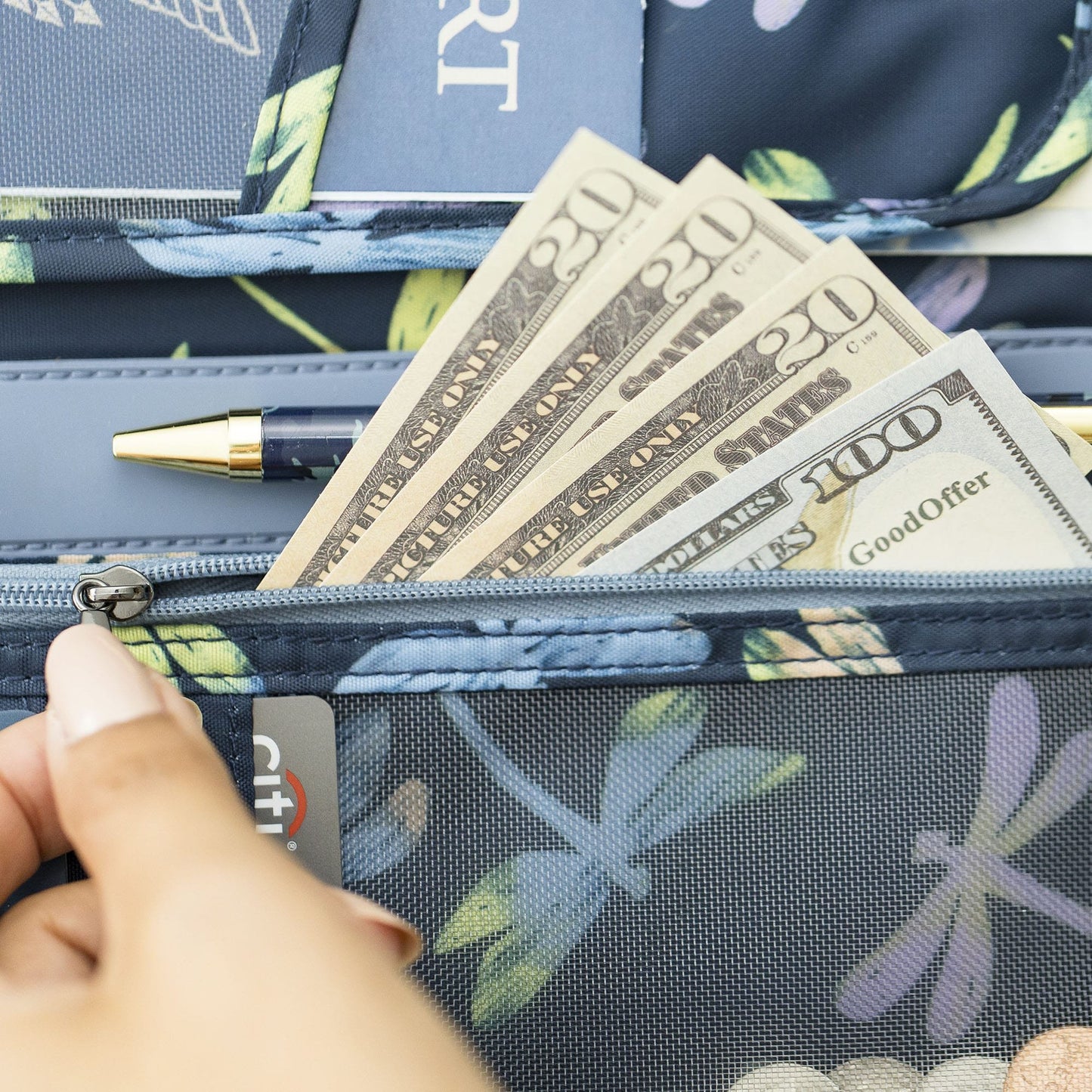 Tango Matte Luxe VL Travel RFID Wallet *Final Sale*