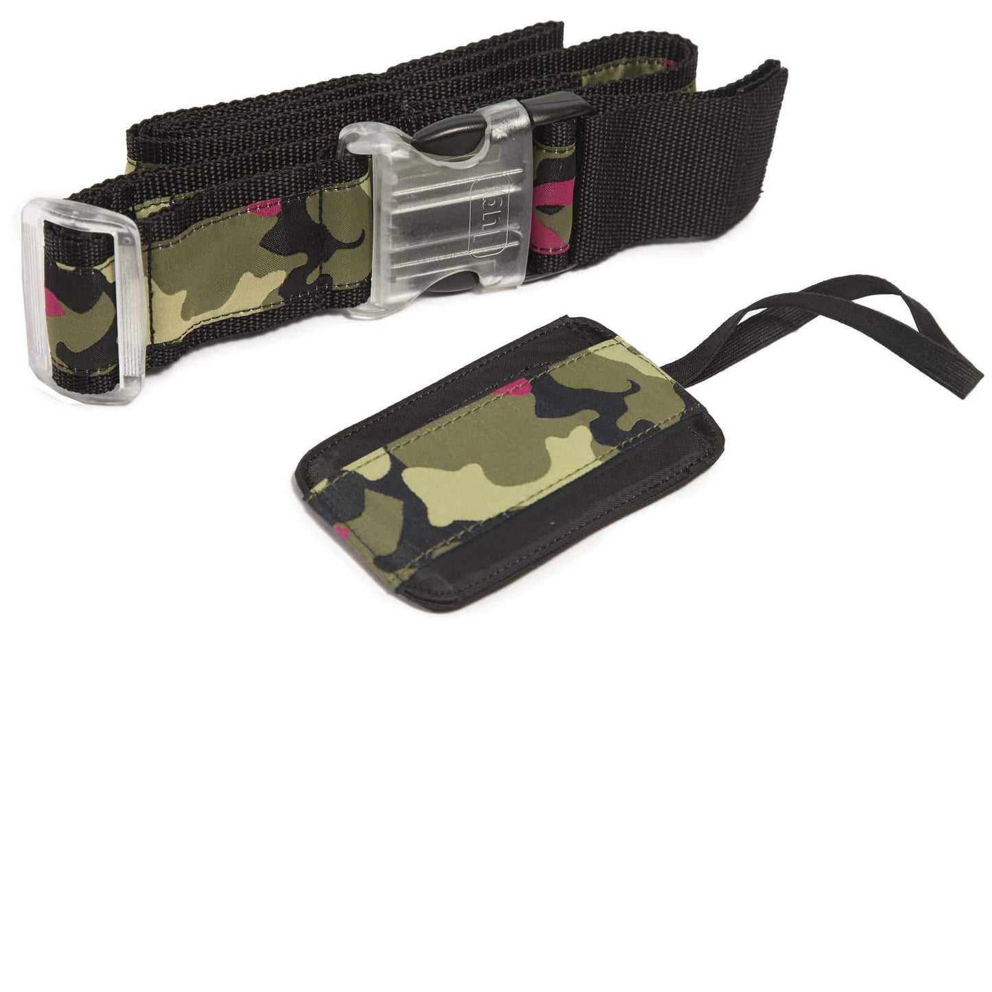 Baggage Claim Luggage Belt and Tag Set