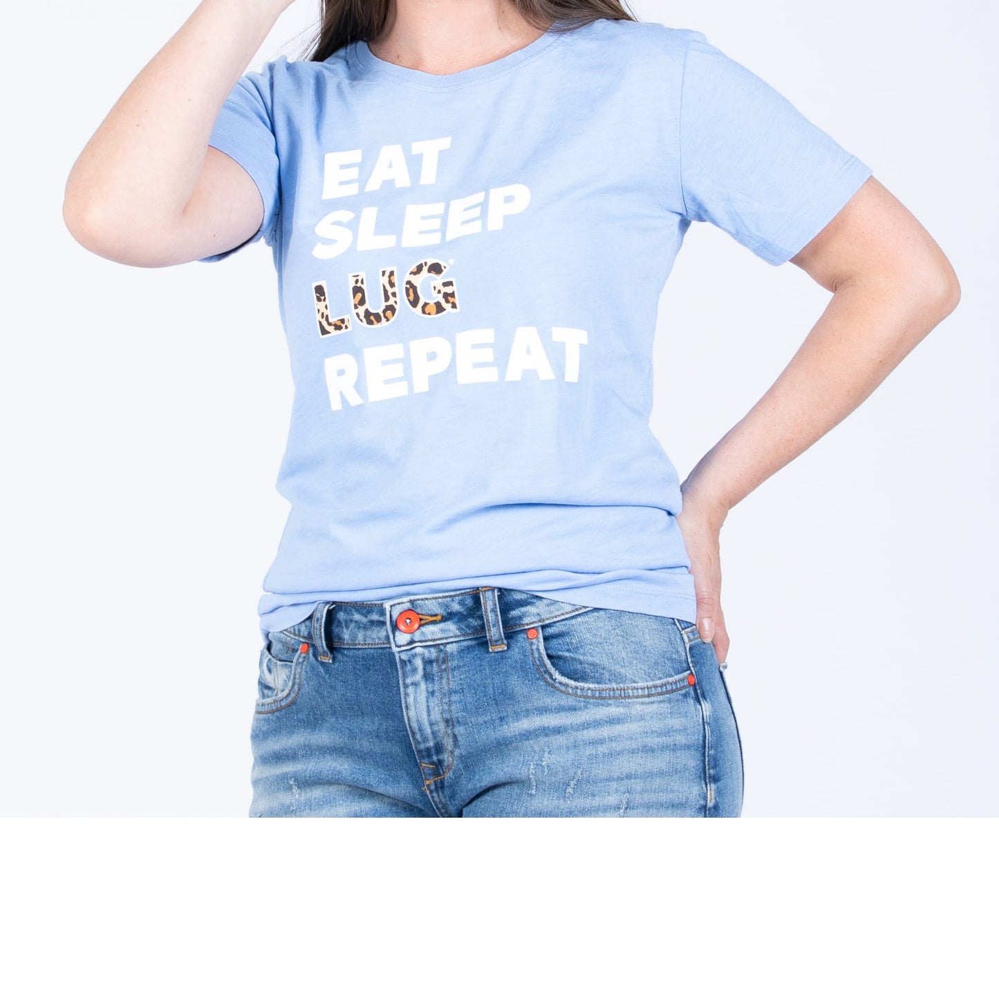 Happy Tee - Eat Sleep Lug Repeat - Blue